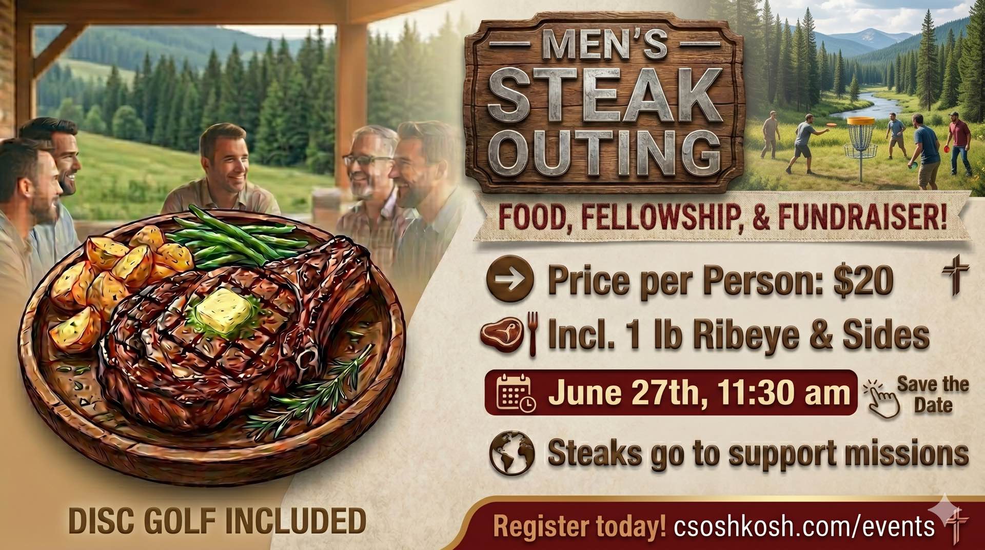 Men's Steak Outing