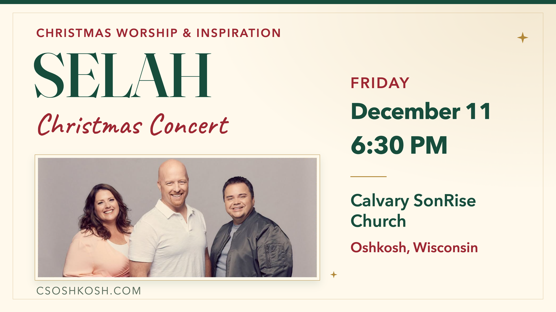Selah Christmas Concert