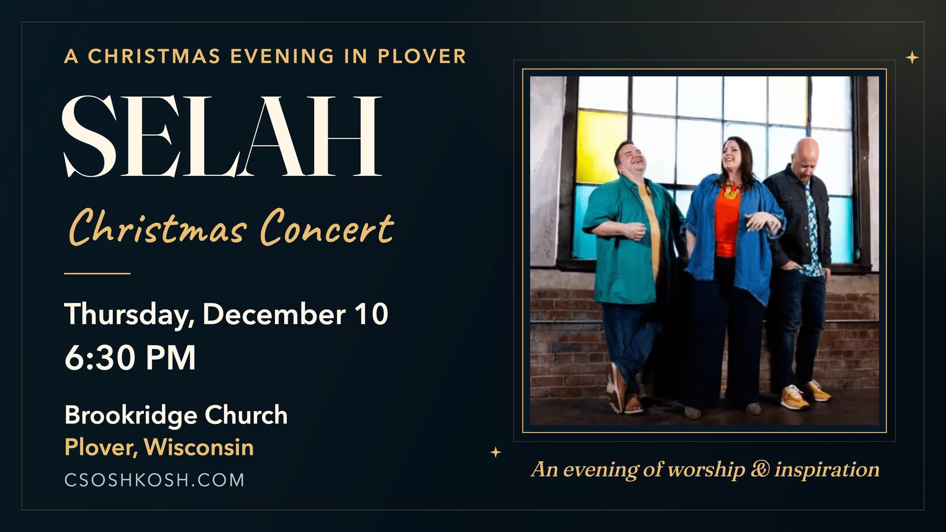 Selah Christmas Concert — Plover
