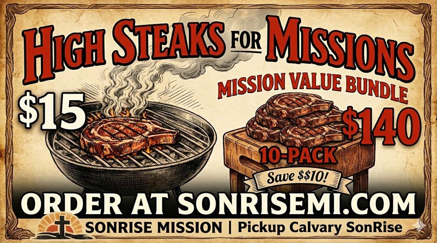 High Steaks for Missions